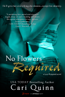 book cover for No Flowers Required