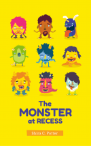 book cover for The Monster at Recess