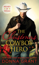 book cover for The Christmas Cowboy Hero