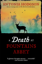 book cover for A Death at Fountains Abbey