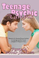 book cover for Teenage Psychic on Campus