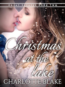 book cover for Christmas at the Lake