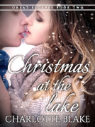 book cover for Christmas at the Lake