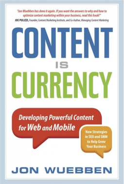 book cover for Content is Currency