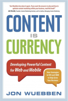 book cover for Content is Currency