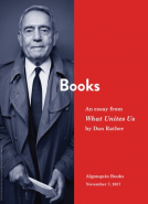 book cover for What Unites Us