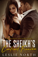 book cover for The Sheikh's Contract Fiancêe