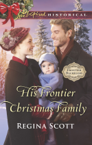 book cover for His Frontier Christmas Family