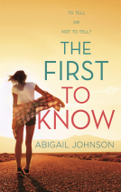 book cover for The First to KNow
