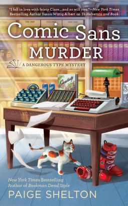 book cover for Comic Sans Murder