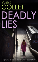 book cover for DEADLY LIES