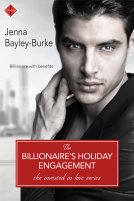 book cover for The Billionaire's Holiday Engagement