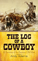 book cover for The Log of a Cowboy