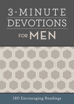 book cover for 3-Minute Devotions for Men