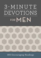 book cover for 3-Minute Devotions for Men