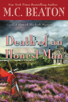 book cover for Death of an Honest Man