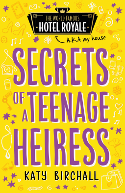 book cover for Secrets of a Teenage Heiress