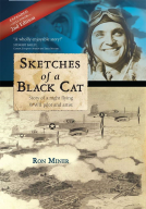 book cover for Sketches of a Black Cat - Story of a night flying WWII pilot and artist