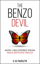 book cover for The Benzo Devil