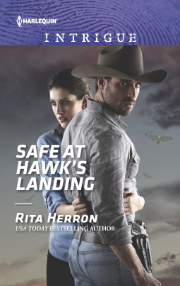 book cover for Safe at Hawk's Landing