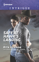 book cover for Safe at Hawk's Landing