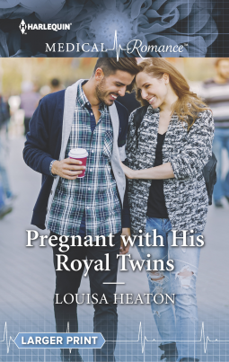 book cover for Pregnant with His Royal Twins