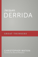 book cover for Jacques Derrida