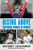 book cover for Rising Above: Inspiring Women in Sports