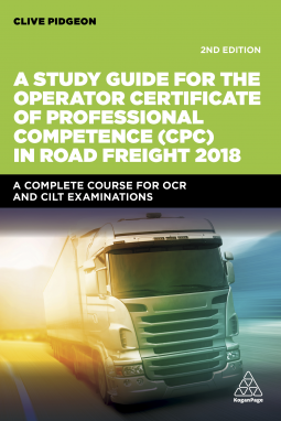 book cover for A Study Guide for the Operator Certificate of Professional Competence (CPC) in Road Freight 2018