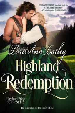 book cover for Highland Redemption