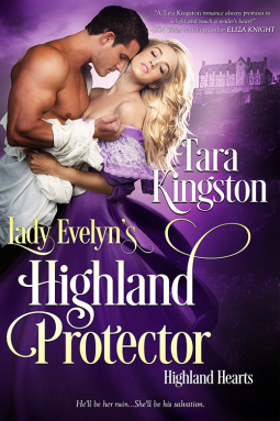 book cover for Lady Evelyn's Highland Protector