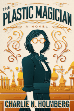 book cover for The Plastic Magician