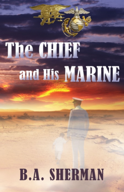 book cover for The Chief and His Marine