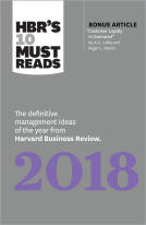 book cover for HBR's 10 Must Reads 2018