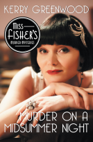 book cover for Murder on a Midsummer Night