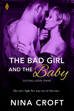 book cover for The Bad Girl and the Baby
