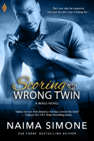 book cover for Scoring with the Wrong Twin