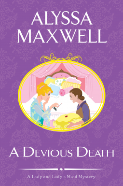 book cover for A Devious Death