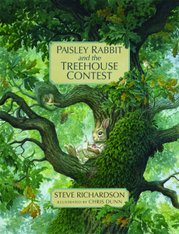 book cover for Paisley Rabbit and the Treehouse Contest