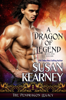 book cover for A Dragon of Legend
