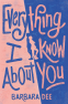 Cover Image: Everything I Know About You