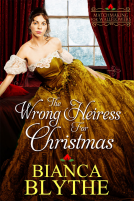 book cover for The Wrong Heiress for Christmas