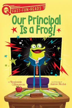 book cover for Our Principal Is a Frog!