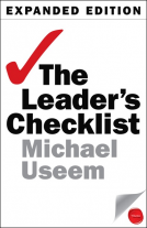 book cover for The Leader's Checklist