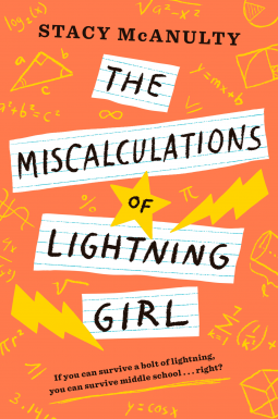 book cover for The Miscalculations of Lightning Girl