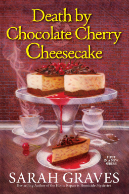 book cover for Death by Chocolate Cherry Cheesecake