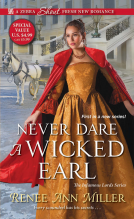 book cover for Never Dare a Wicked Earl