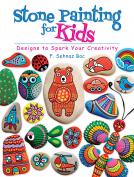 book cover for Stone Painting for Kids