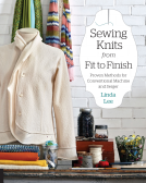 book cover for Sewing Knits from Fit to Finish