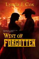 book cover for West of Forgotten